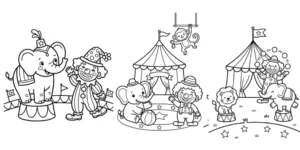Desenhos de Circo Para Colorir - educação infantil (página 1)